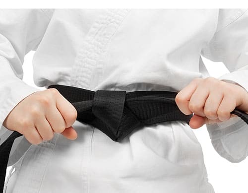 How to tie a belt in Tae Kwon Do