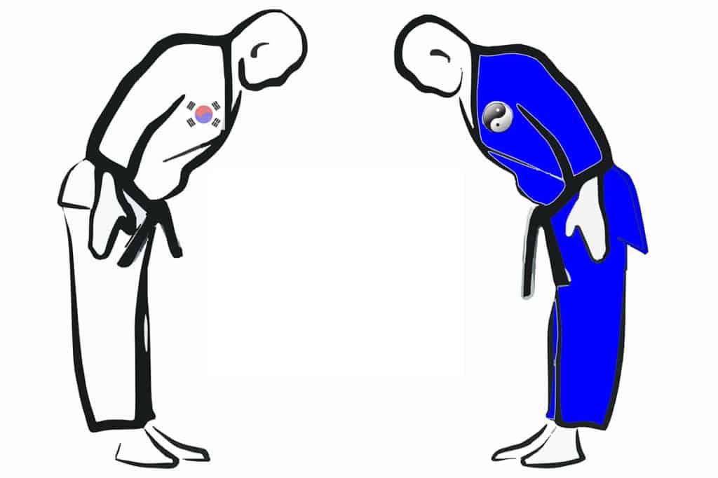 Bowing in Taekwondo