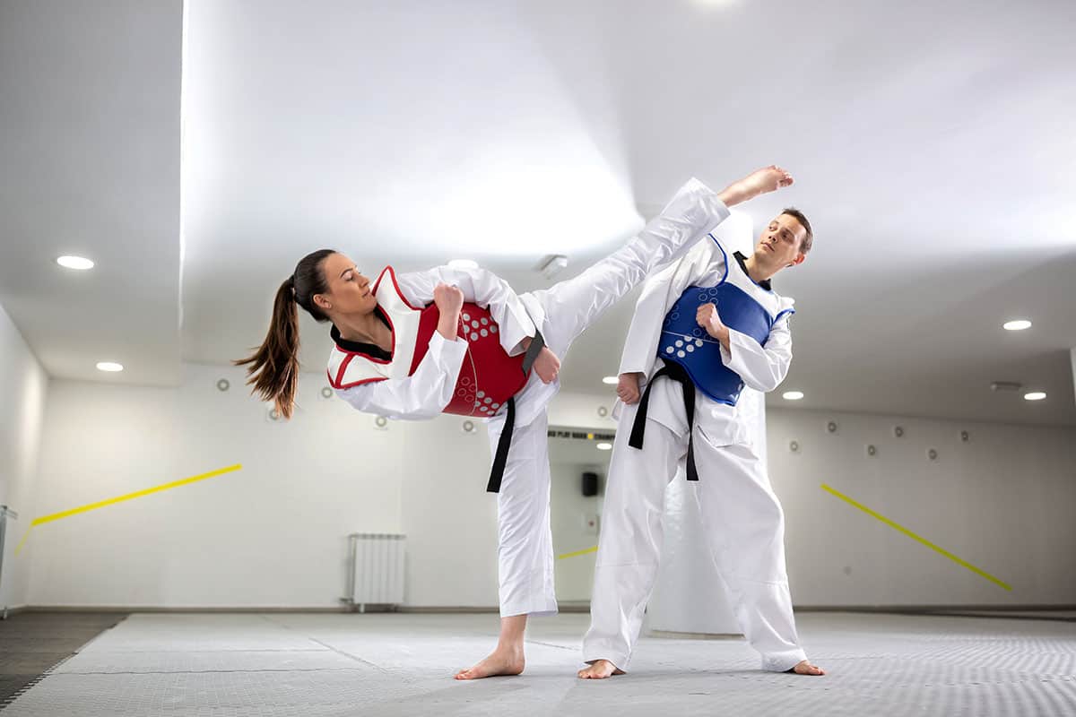 Kicking Faster in Taekwondo